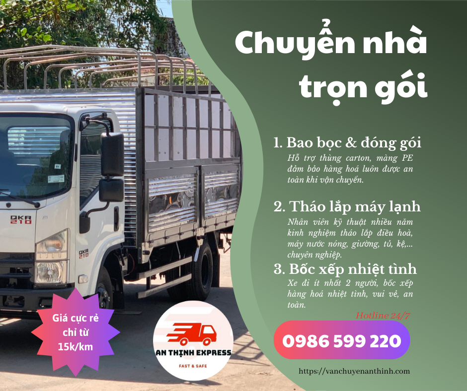 chuyển nhà trọn gói 15k | An Thịnh Express