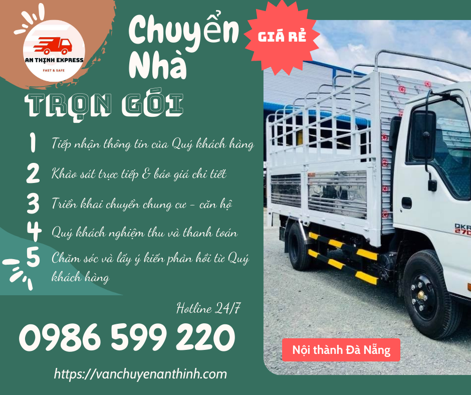 Quy trình chuyển nhà trọn gói | An Thịnh Express