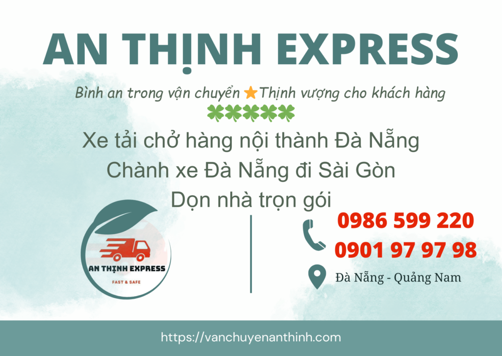 Danh thiếp An Thịnh Express trước